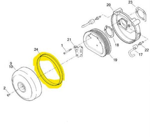 NEW Genuine Harley 2013-2017 Street Bob Air Cleaner Seal 29000064