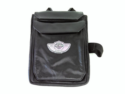 Genuine Harley 100th Anniversary Leather Snap Bag Luggage 98929-03