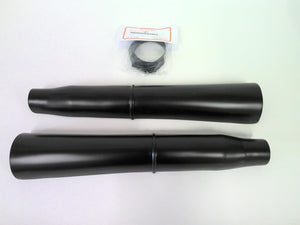 Thunderheader Black Heat Shields Harley 1985-1994 Touring 1161B