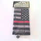 Pro Pad Grunge USA Firefighter Thin RED Line Motorcycle 6" x 9" Flag 0521-1557