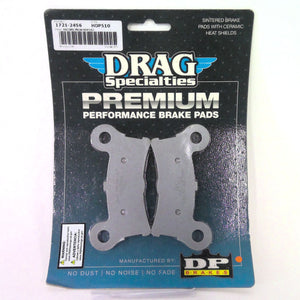 Drag Specialties Sintered Metal Harley 2009-2013 Trike Rear Brake Pads 1721-2456