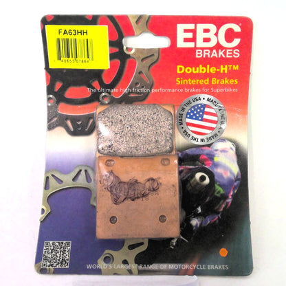 EBC Sintered "HH" 1983-2009 Suzuki Brake Pads FA63HH