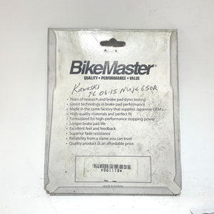 BikeMaster Brake Pads 2006-2015 Kawasaki Ninja 96-1118