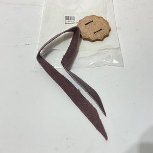 NOS Genuine Harley Burgundy Leather Rosettes And Tie For Conchos 91915-91