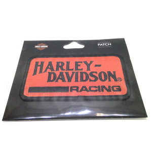 NOS Genuine Harley 4inch Orange Vintage Racing Patch 8013295