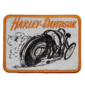 NOS Genuine Harley 4inch Doodle Racing Patch 8013271