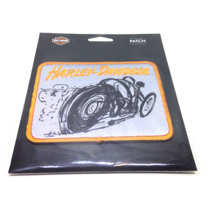 NOS Genuine Harley 4inch Doodle Racing Patch 8013271