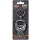 NOS Genuine Harley Eagle Bar & Shield Keychain Bottle Opener PC4579