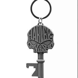 NOS Genuine Harley Willie G Skull Skeleton Key Keychain Bottle Opener PC4539