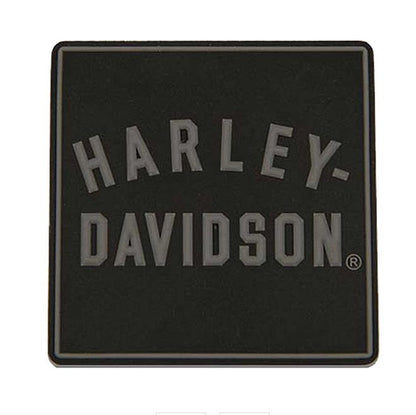 NOS Genuine Harley Minimal Black Rubber Tile Magnet 8013455