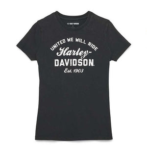 NEW Women Harley-Davidson "United We Will Ride" Shirt Small 96431-22VW