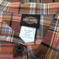 NEW Boys Harley-Davidson Button Up Plaid Shirt Size 12/14 1083256