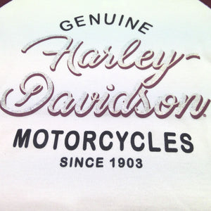 NEW Girls Harley-Davidson Raglan 3/4 Sleeve Shirt Size 2/3T 1023119