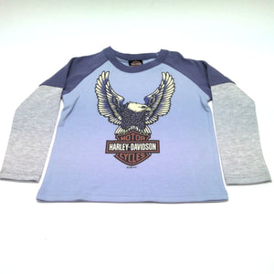 NEW Boys Harley-Davidson Blue Eagle Bar and Shield Shirt Size 2/3T 1073220