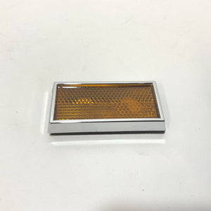 NOS Genuine Harley Chrome Framed Amber Reflector FXR/S FXRT 59270-84