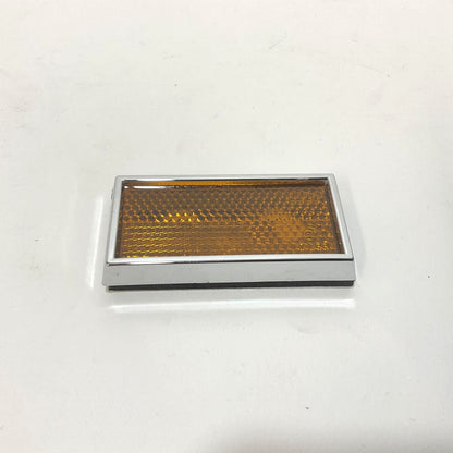 NOS Genuine Harley Chrome Framed Amber Reflector FXR/S FXRT 59270-84