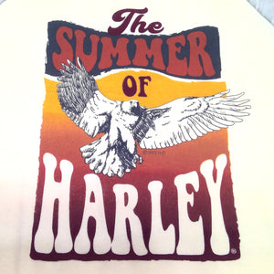 NEW Girls Harley-Davidson Cream/Grey "Summer of Harley" Shirt Size 6/6x 1031257