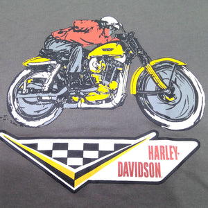 NEW Boys Harley-Davidson Racing Division Ringer Shirt Size 12/14 1092221