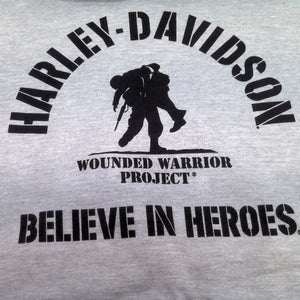 NEW Mens Harley Davidson Wounded Warrior Project Sweatshirt Large 96536-23VM