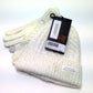 NEW Womans Harley-Davidson White Sparkly Knit Hat and Gloves 97683-24VW