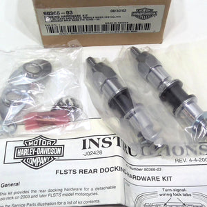 NOS Harley Docking Hardware Kit For Detachable Solo Rack FLSTS 90366-03