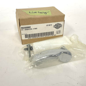 NOS Genuine Harley 2014 Up Touring Chrome Right Saddlebag Latch Handle 90200902