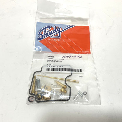 Shindy Carburetor Repair Kit Yamaha YFM 660 FG Grizzly 4x4 1003-1092 03-333