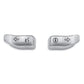 New Genuine Harley 2016 Up Touring Chrome Turn Signal Extension Caps 71500412