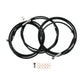 La Choppers 12-14" Ape Black Brake Line 2014-2020 Harley Touring LA-8052B13B