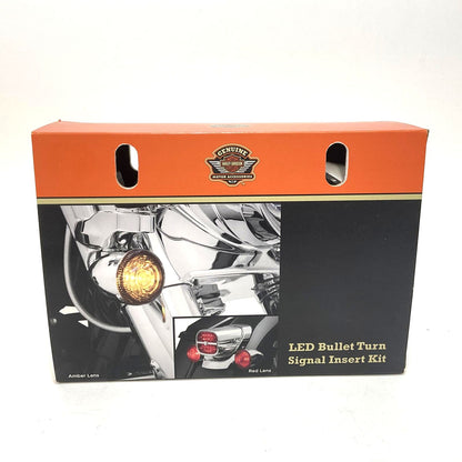 New Genuine Harley 2011 Up LED Bullet Turn Signal Insert Kit 67800639