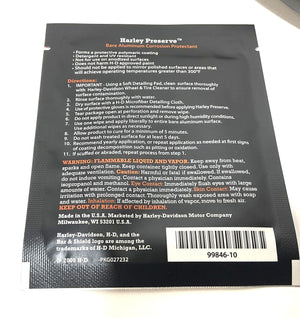 NOS Genuine Harley 11pc Bare Aluminum wheel Protectant Individual Wipes 99846-10