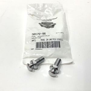 NOS Genuine Harley Set Of Detachable Windshield Mounting Pins 58172-96