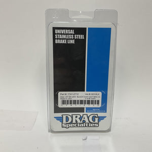 Drag Specialties Universal Brake Line Black 23" 1741-2712