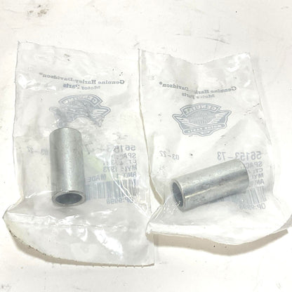 NOS Genuine Harley 2pc Handlebar Mounting Spacers 56153-73