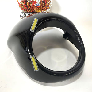 Genuine Harley Vivid Black Headlight Fairing Dyna Street Softail 57000740DH