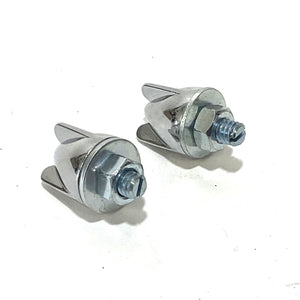 Set Of 2 Drag Specialties Rocket Krometts W/1/4x20 License Plate Stud DS-190520