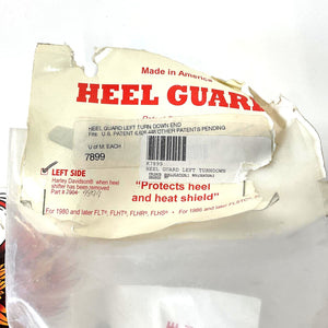 Carl Miles Heel Guard Left Heel Guard For 1984 Up Harley 7899