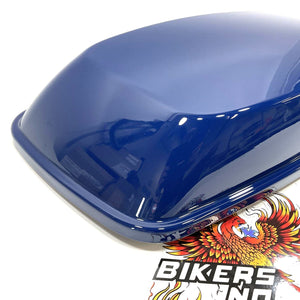 Harley 2014 Up Touring Left Saddlebag Lid BRIGHT BILLIARD BLUE 90201609EXB