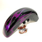 Genuine Harley-Davidson Touring Black W/ Pink/Purple Flame Front Fender 59045-00