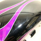 Genuine Harley-Davidson Touring Black W/ Pink/Purple Flame Front Fender 59045-00