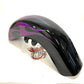 Genuine Harley-Davidson Touring Black W/ Pink/Purple Flame Front Fender 59045-00