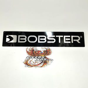 Bobster 23" X 4.75" Harley Biker Hot Rod Man Cave Dealer display Metal sign