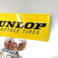 DUNLOP Tires 23" X 7" Harley Biker Hot Rod Man Cave Dealer display Metal sign