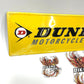 DUNLOP Tires 23" X 7" Harley Biker Hot Rod Man Cave Dealer display Metal sign