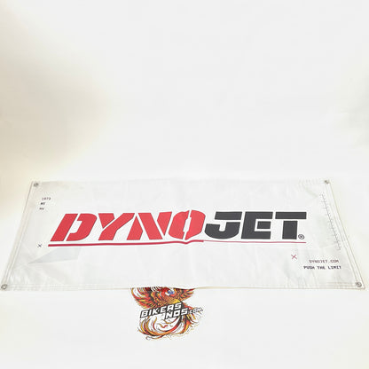 DynoJet 38" X 17" Harley Biker Hot Rod Man Cave Dealer Banner sign