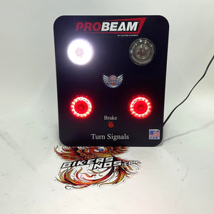 Custom Dynamics Pro Beam Display Motorcycle Harley Man Cave