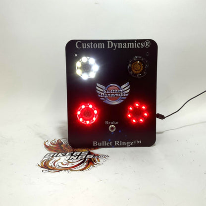 Custom Dynamics Bullet Ringz Display Motorcycle Harley Man Cave