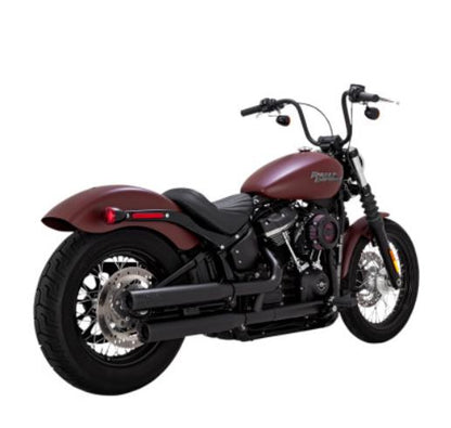 Vance & Hines 2019-2021 Softail Black Eliminator 300 Slip-On Mufflers 46712