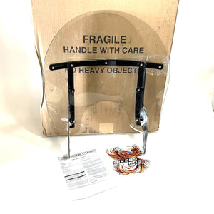 Genuine Harley Freewheeler H-D Detachables 16" Windshield Light Smoke 57400630