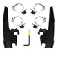 Memphis Shade Batwing Fairing Black 2018 FXLR Trigger Lock Mounting Kit MEB2036